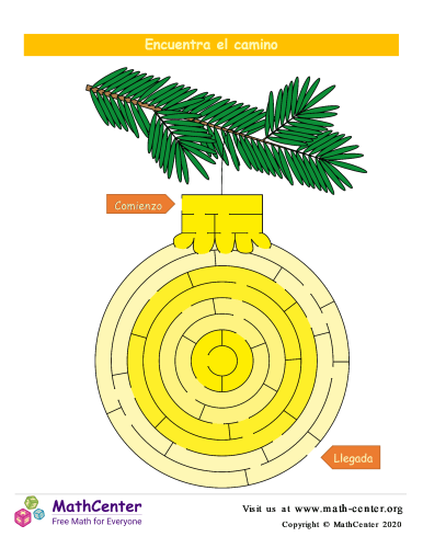 Laberinto de Bola navideña