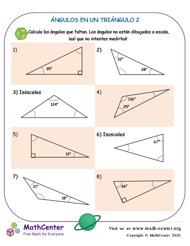 Ángulos En Un Triángulo 2