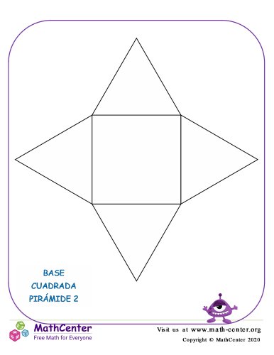 hoja de trabajo de piramide triangular