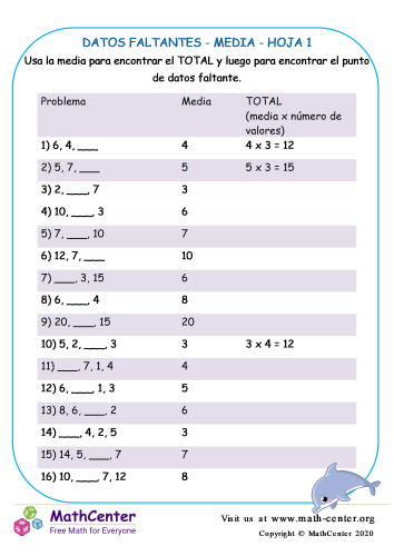 Datos Faltantes Media Hoja 1