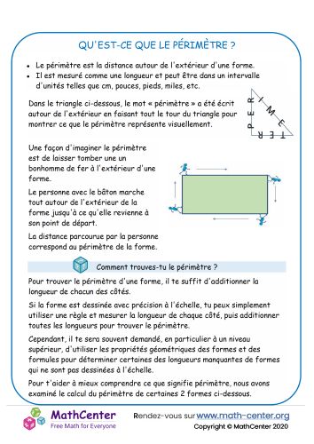 Qu'est-ce que le périmètre ?