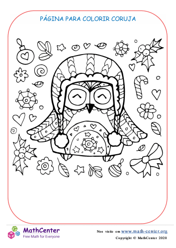 Desenho de Natal para colorir - Escola Kids