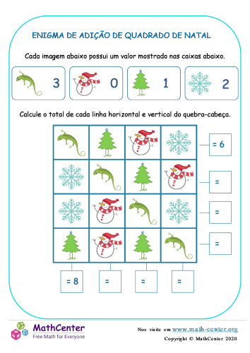 Natal Quebra-Cabeça worksheet