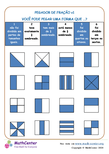 Jogo de matemática Fraction War – Jogo divertido de matemática para  aprender, comparar e simplificar frações para 2º grau, 3º grau, 4º grau, 5º  ano (pacote com 2)