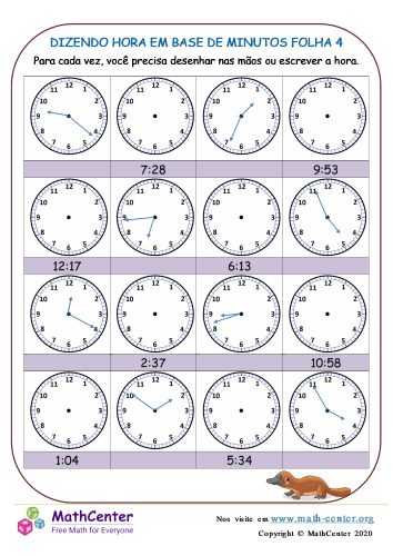 Horas, minutos y segundos I worksheet