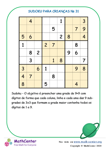 Sudoku Para Imprimir 31