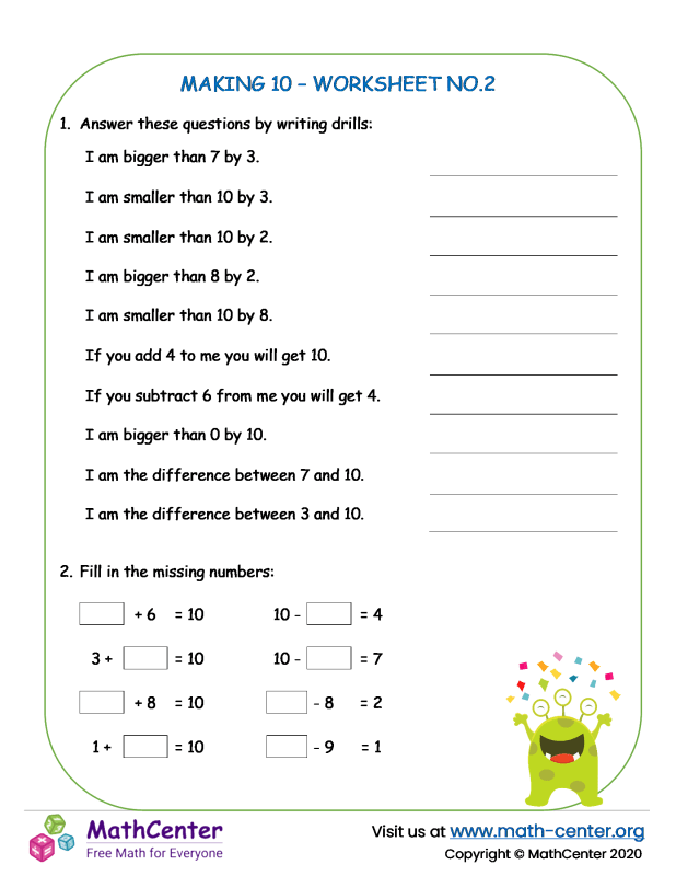 kindergarten-worksheets-single-digit-addition-math-center