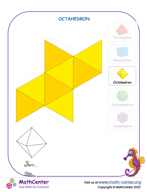 Second Grade Learning Pages: 3D Shapes | Math Center
