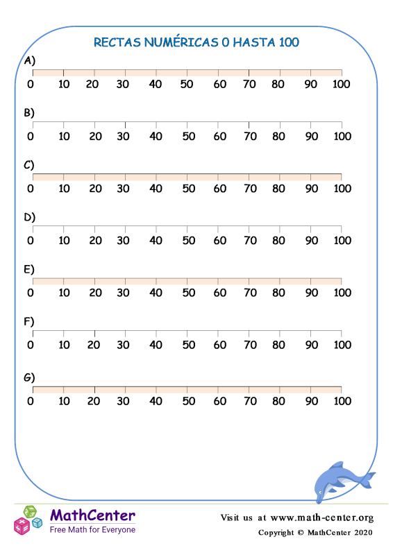 Primer Grado Hojas de aprendizaje Números