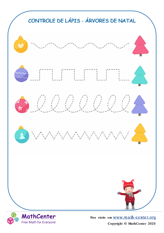 Pré-Escola 1 Atividades Para Colorir: Desenhos de Natal | Math Center Pré-Escola 1 Atividades Para Colorir: Desenhos de Natal | Math Center