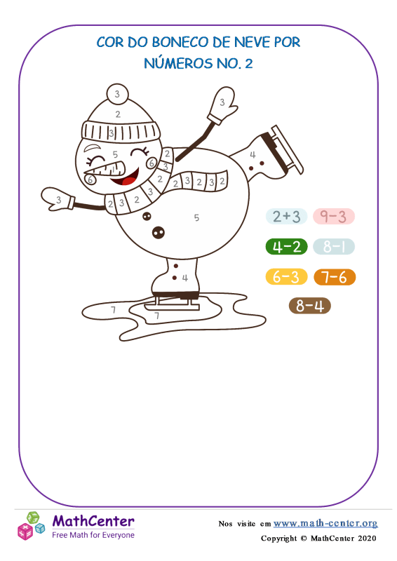 Pré-Escola 2 Atividades Para Colorir: Desenhos de Natal | Math Center Pré-Escola 2 Atividades Para Colorir: Desenhos de Natal | Math Center