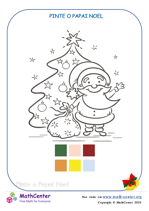 Pré-Escola 1 Atividades Para Colorir: Desenhos de Natal | Math Center Pré-Escola 1 Atividades Para Colorir: Desenhos de Natal | Math Center