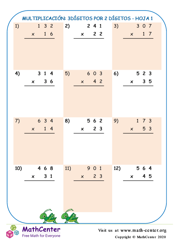 Multiplicaciones Rapidas Tercer Grado 0307