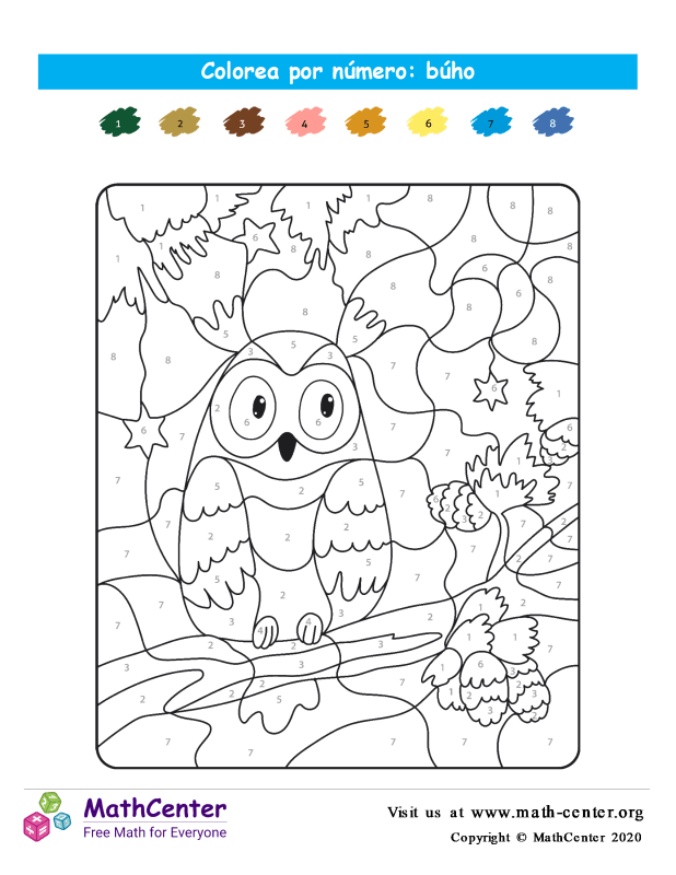 Animales Para Pintar Con Numeros Pre Jardin De Infantes Actividades Para Colorear Dibujos De Animales Para Colorear Math Center bienvenido a math center