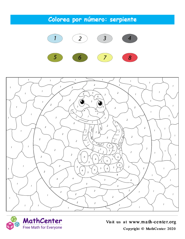Animales Para Pintar Con Numeros Pre Jardin De Infantes Actividades Para Colorear Dibujos De Animales Para Colorear Math Center bienvenido a math center