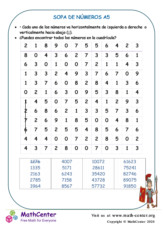 Tercer Grado Juegos Rompecabezas Matematicos Math Center