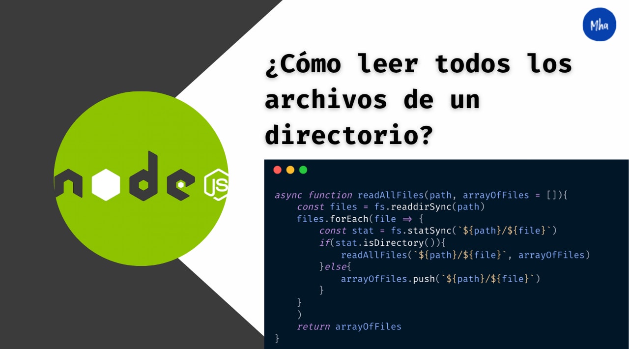 ¿Cómo leer todos los archivos de un directorio con Node?