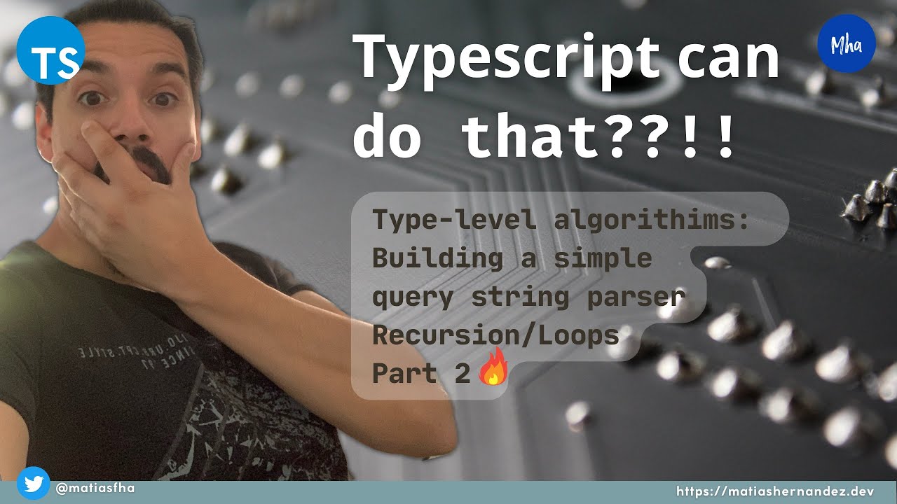 Use Typescript Type-Level Recursion to Build a query string parser