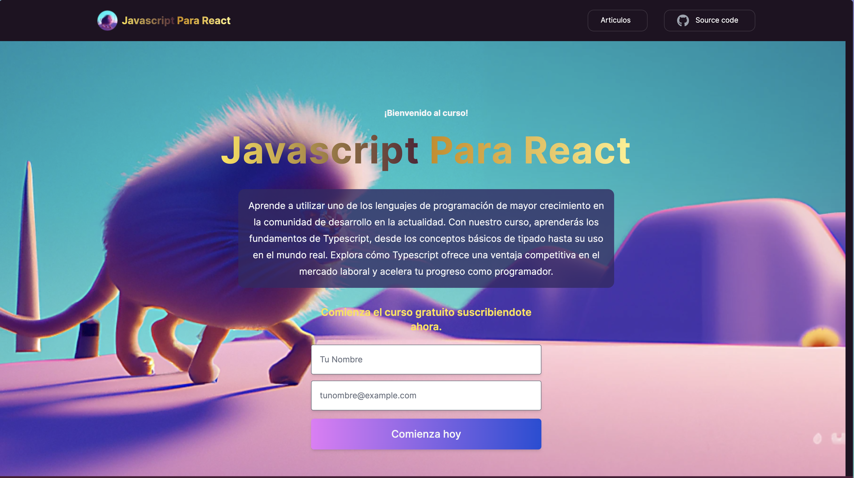 Javascript para React