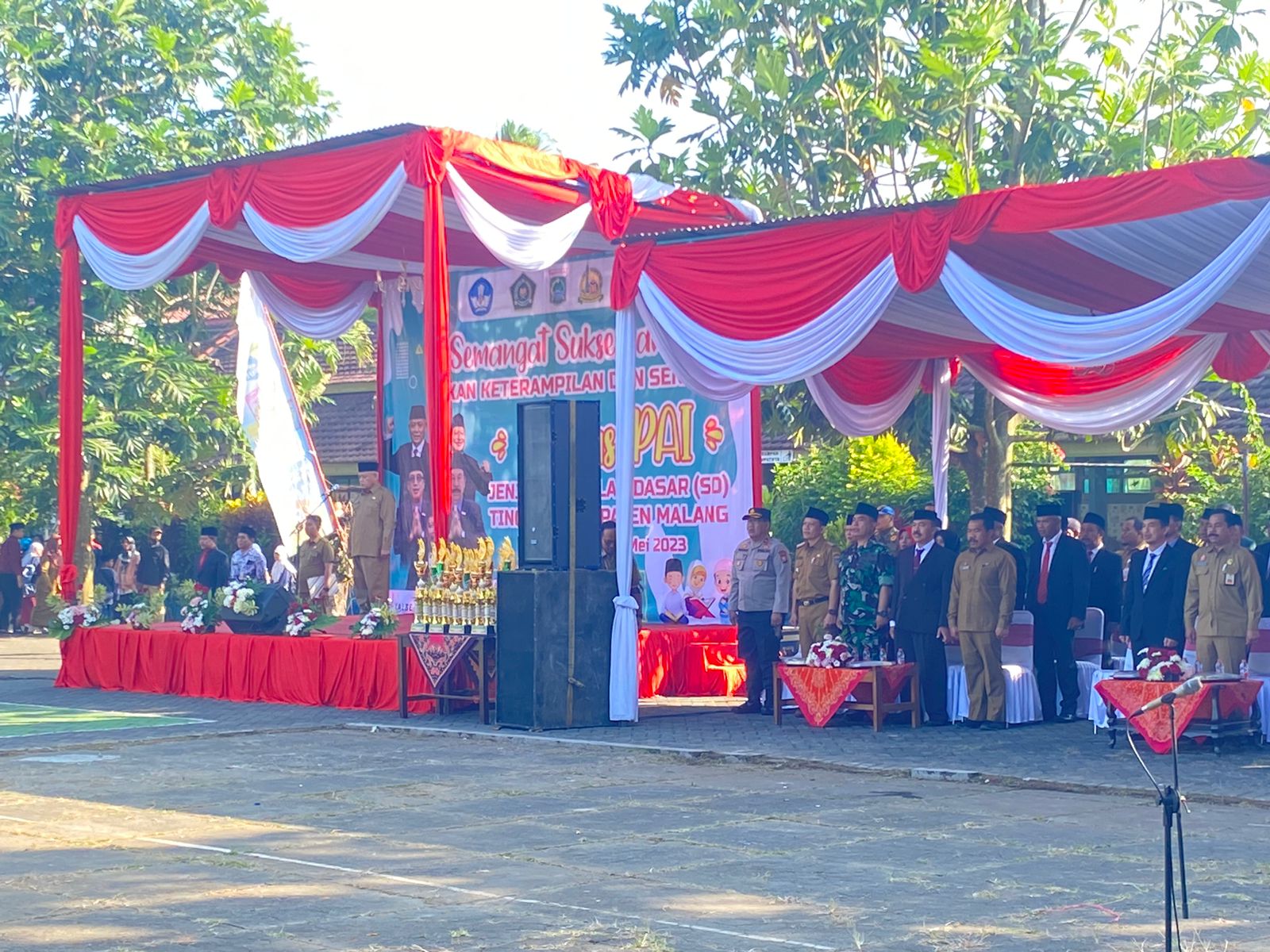 SEMARAKAN PENTAS PAI, BUPATI MALANG DAN JAJARAN TURUT HADIR MEMBUKA DAN MERAMAIKAN ACARA