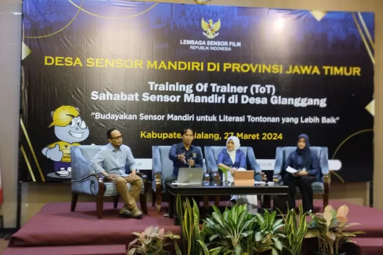 Desa Glanggang Terpilih Sebagai Model Desa Sensor Mandiri: Lembaga Sensor Film RI Gelar Program Pelatihan di Kabupaten Malang