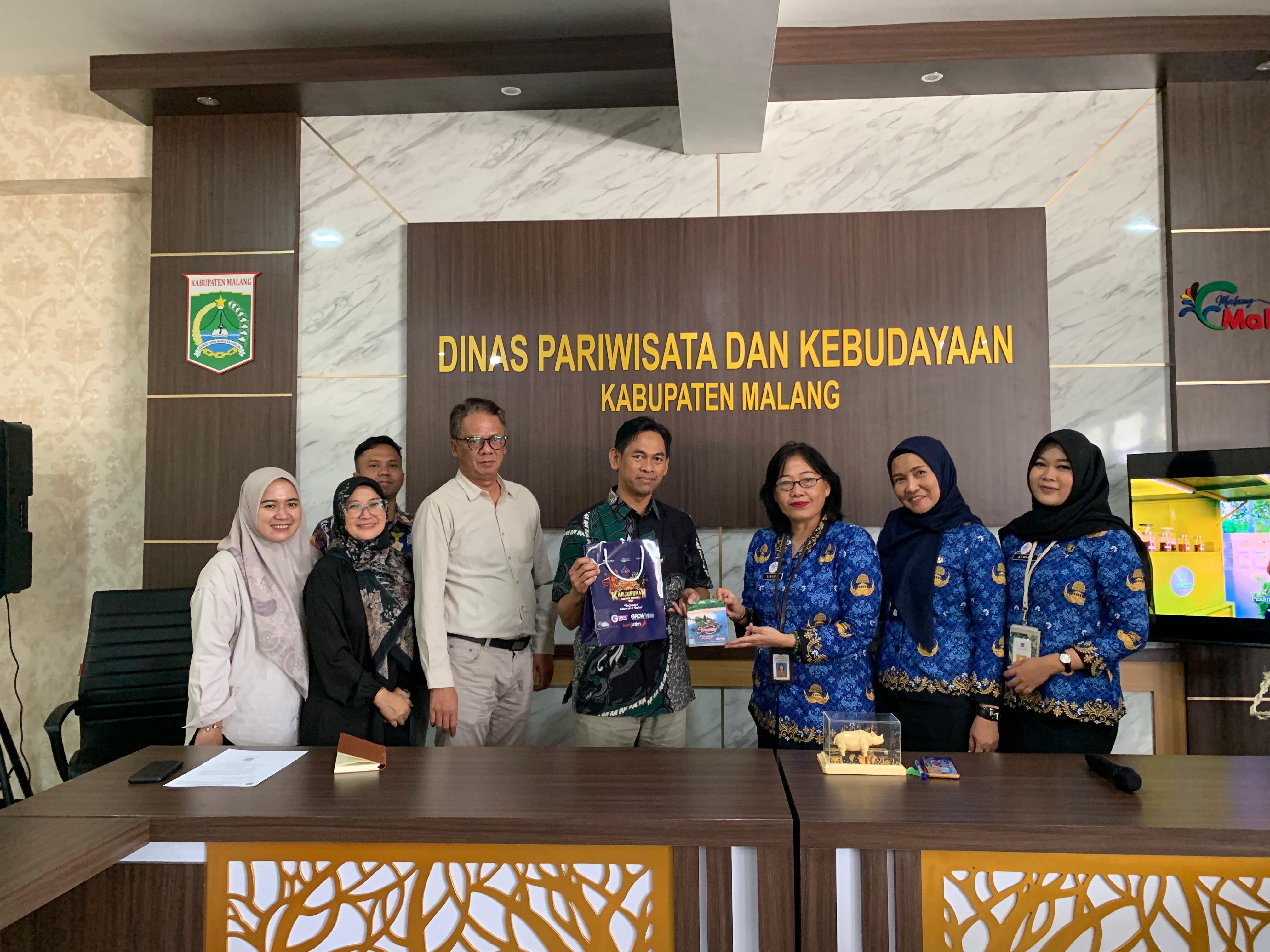 Kunjungan Studi Tiru Dinas Pariwisata Provinsi Banten ke Disparbud Kabupaten Malang: Upaya Pengembangan Daya Tarik Wisata  melalui Benchmaking Kawasan Ekonomi Kreatif (KEK), Desa Wisata dan Pokdarwis.