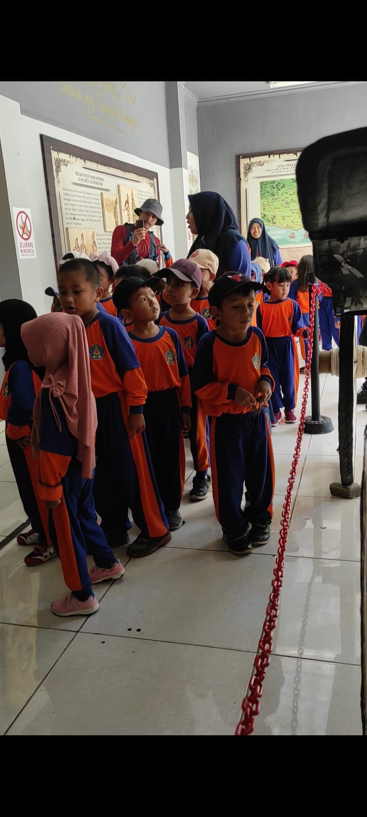 kunjungan siswa siswi TK Kencana Singosari Kab.Malang