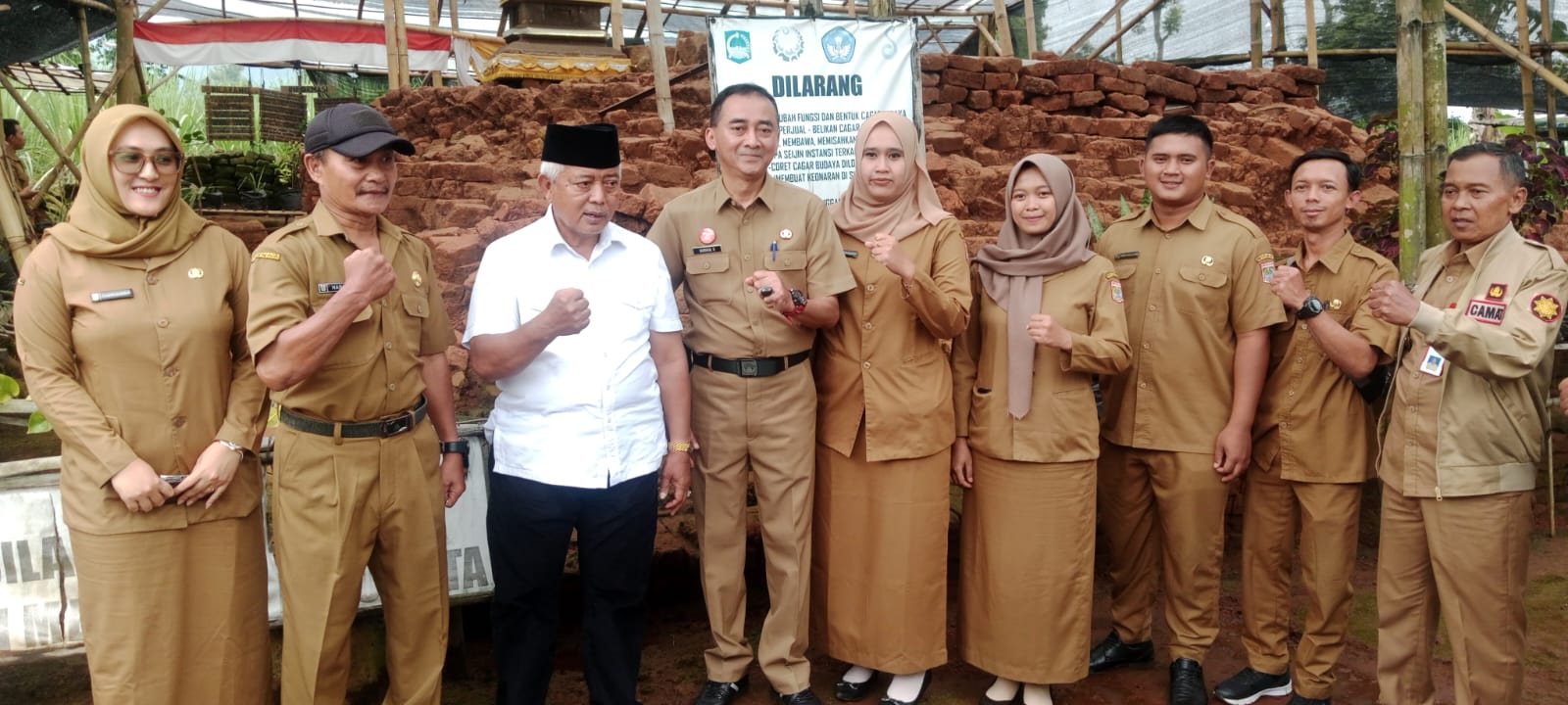 Bupati Malang tinjau lokasi lahan situs candi Srigading di Kec. Lawang