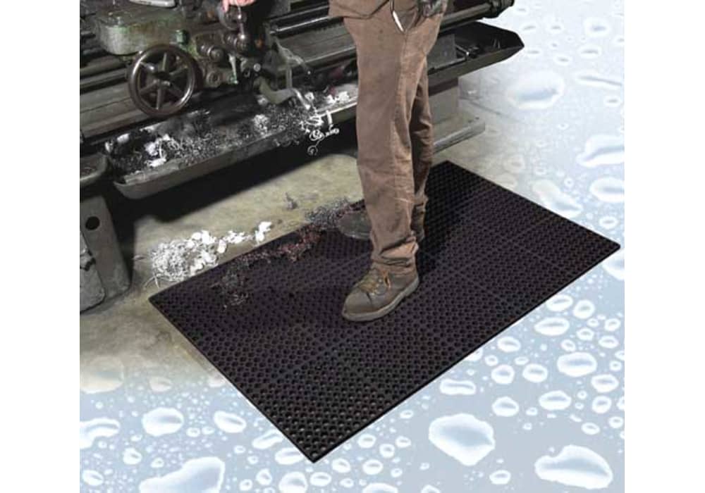 Large Drainage Holes Anti-Fatigue Mat Tek-Tough® T13