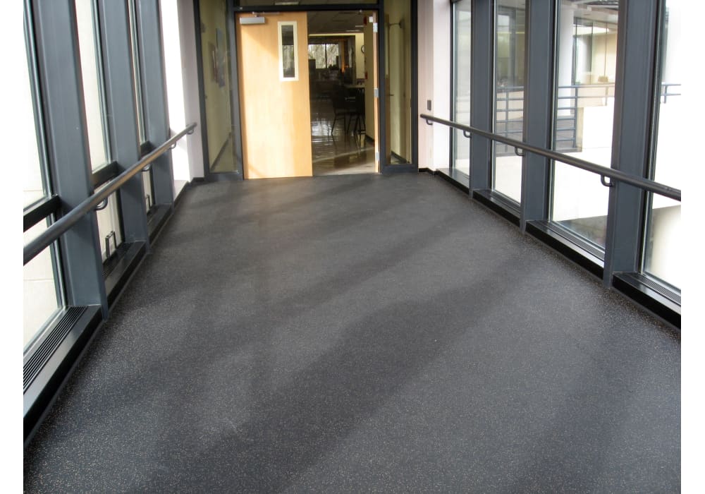 Gray Speckle Rubber Flooring Roll