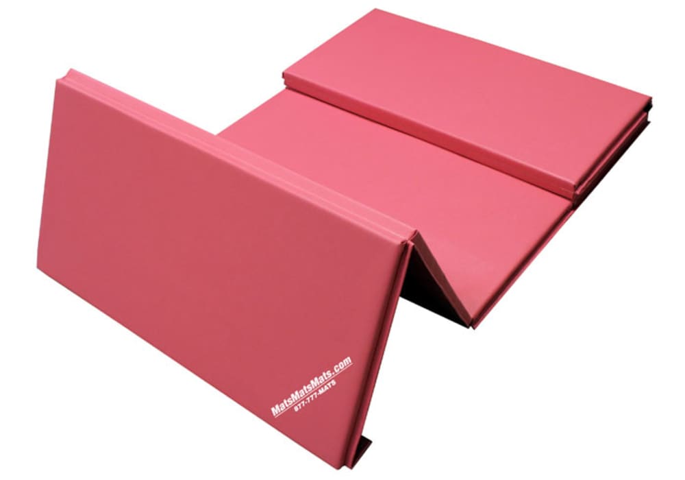 Nimble Sports 8ft Pink and Light Blue Folding Mat