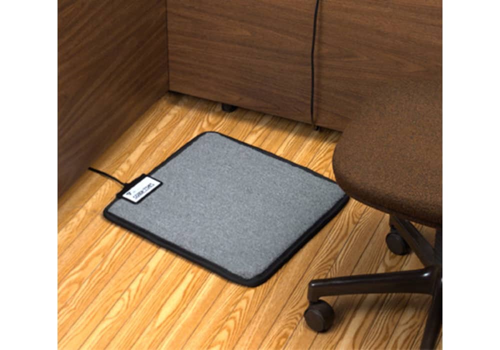 Slip this mat under your desk and get a foot massage while you work