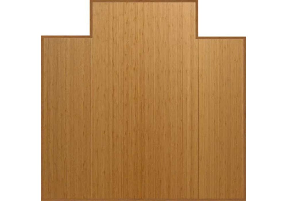 Bamboo Chair Mat For Office Carpet Or Wood Floors Tri Fold