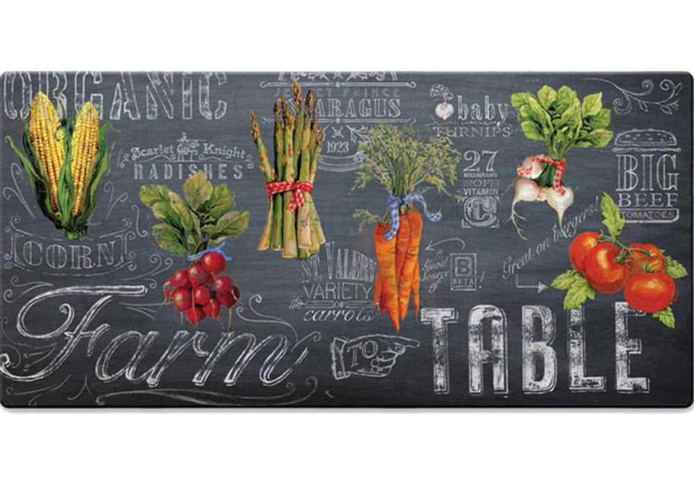 Cushion Comfort Stain-Proof Kitchen Mat, 20x42 | Farm To Table