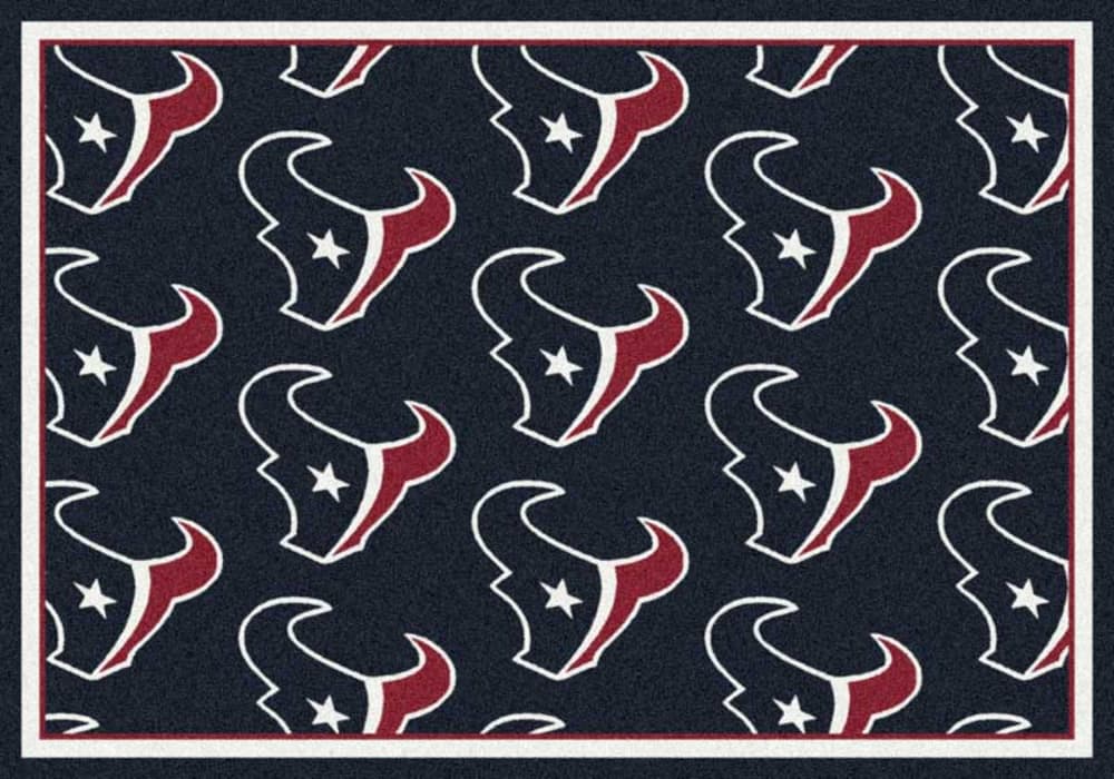 NFL Team Repeat Rug - Houston Texans (Blue Background), 3'10'x5'4' -  Houston Texans (Blue Background) | NFL Team Repeat Rug