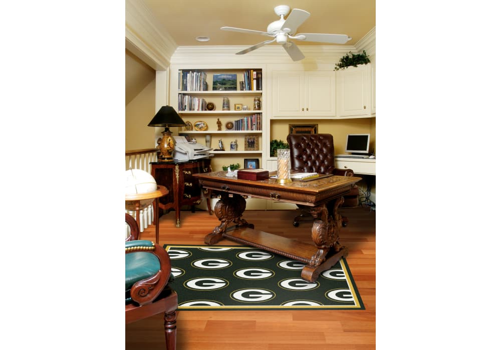 Area Rug with Chicago Bears sports team logo!