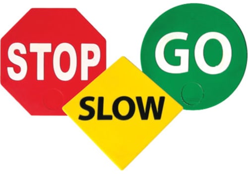 Poly Pads - Stop, Slow & Go (Set of 3)