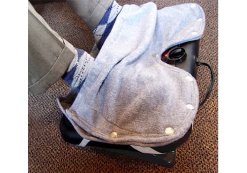 Fleece Cover for Heated Footrest (Cover Only, No Heater)