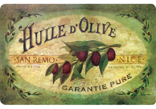 Cushion Comfort Kitchen Mat - Vintage Olive Oil