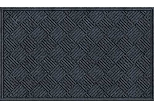 Elite Entry Mat With Crosshatch Smoke Design Indoor And Outdoor