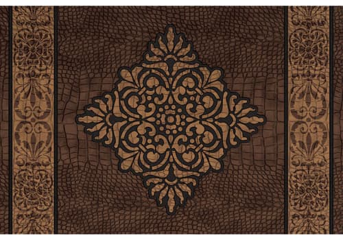 Masterpiece Mat - Crocodile Medallion