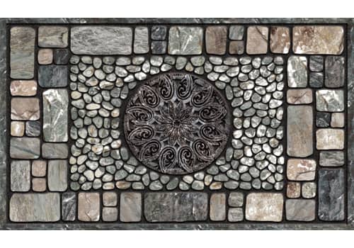 Masterpiece Notre Dame Graystone Outside Door Mat Made In Usa