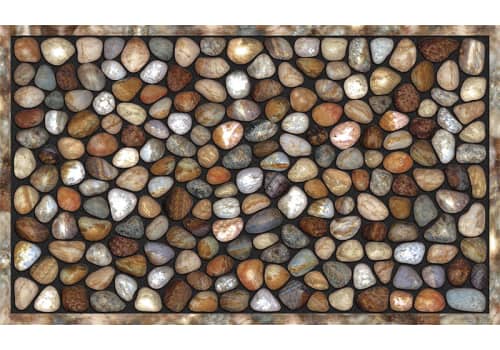 Masterpiece Floor Mat 18 X30 River Rocks