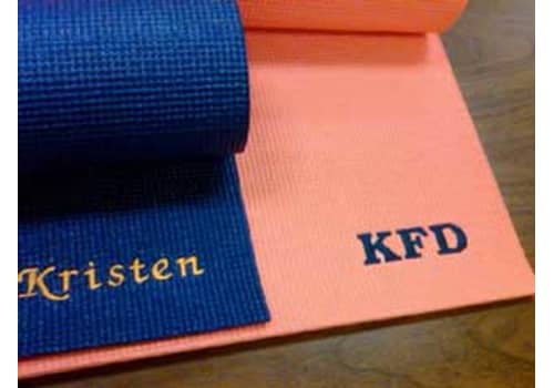 Custom Embroidered Yoga Mat