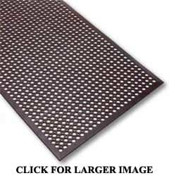 Rubber Floor Mat With Drainage Holes