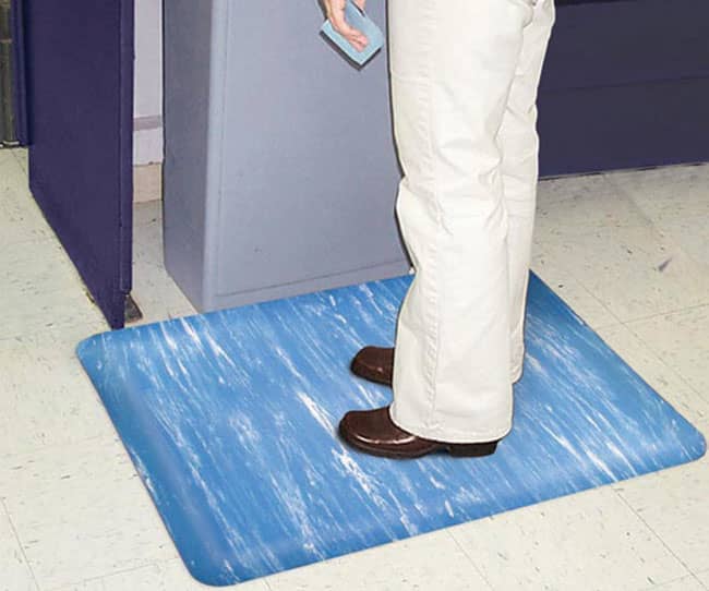 AntiFatigue Mat with a Smooth Hard Durable Top for Chairs and Carts.