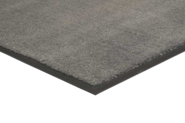 Lavex 3' x 5' Gray Olefin Indoor Entrance Mat