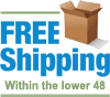 Free shipping in the lower 48 states