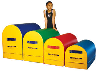 Gymnastics Mailbox for Teaching Dive Rolls and Handsprings. 4 Sizes