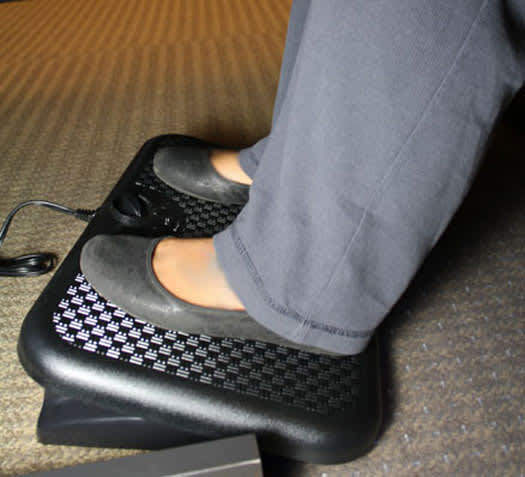 Portable Foot Warmer, Massaging Electric Foot Warmer, Heated Foot Rest